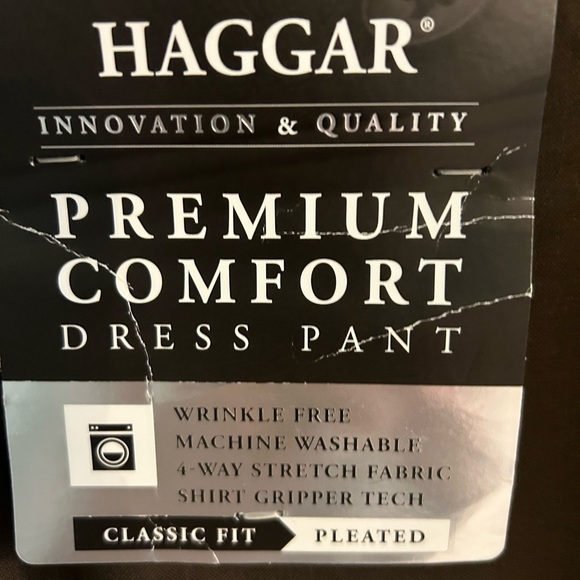 Chocolate brown dress slacks. 48wX32L - Picture 4 of 7